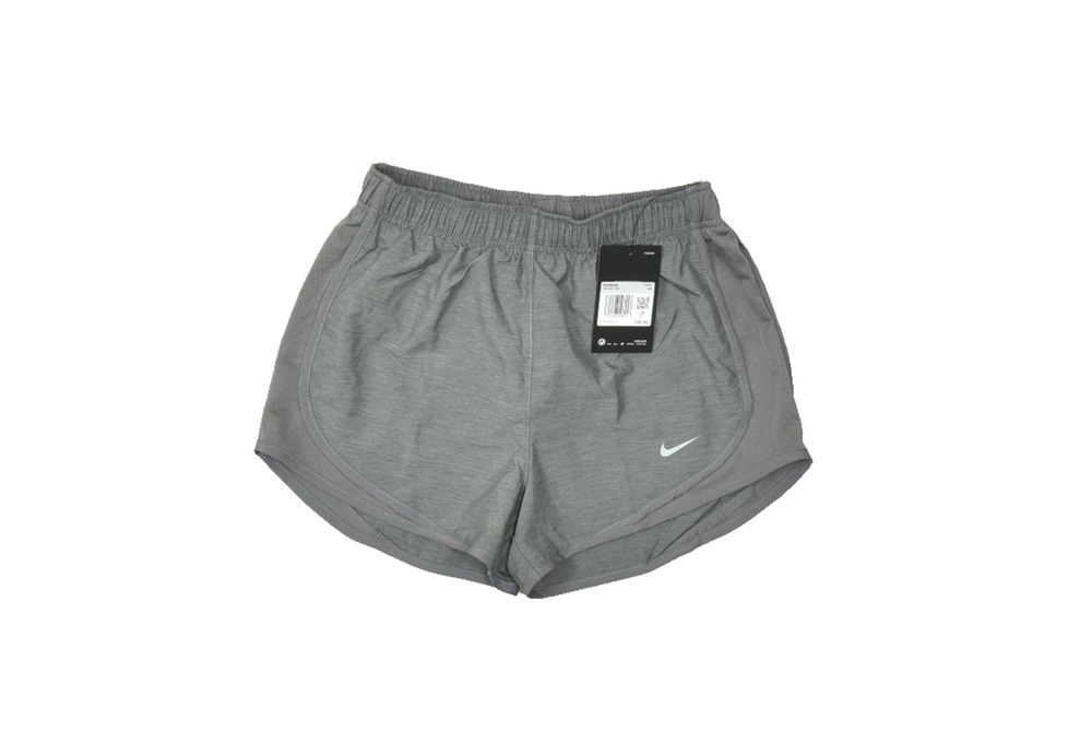 Nike Dri-Fit Womens Running Shorts Gray Workout Size S NEW DB4487-067